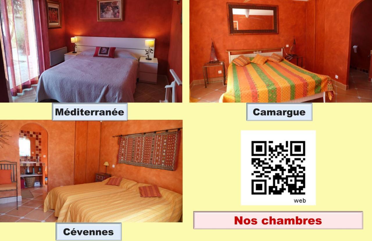 Les Cigalous Bed and Breakfast Restinclieres Eksteriør billede